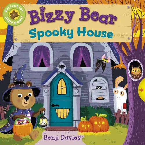Bizzy Bear: Spooky House: (An Interactive Halloween Board Book with Tabs and Slides to Push and Pull - For Babies and Toddlers)