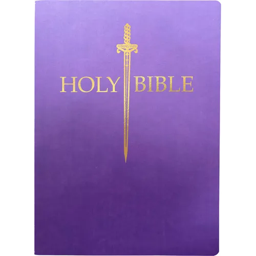 KJV Sword Bible, Large Print, Royal Purple Ultrasoft: (Red Letter, 1611 Version)
