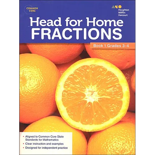 Head For Home Math Skills: Fractions, Book 1