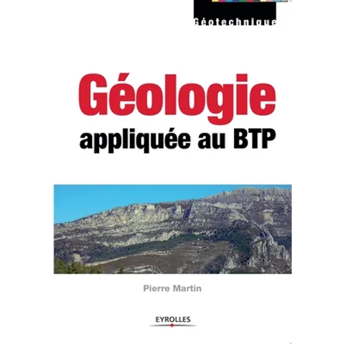 Géologie appliquée au BTP