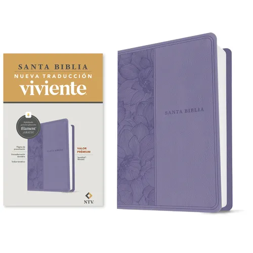 Biblia Valor Prémium Ntv Con Filament (Sentipiel, Púrpura)