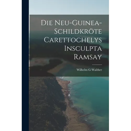 Die Neu-Guinea-Schildkröte Carettochelys insculpta Ramsay