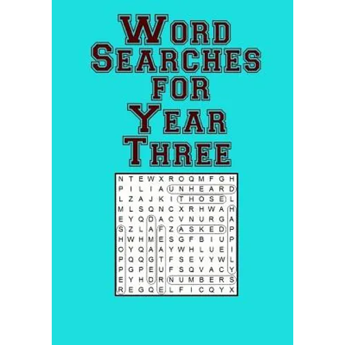 Word Searches for Year Three