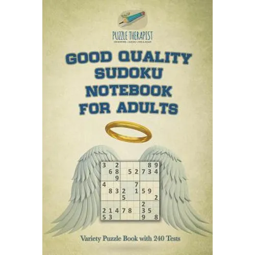 Good Quality Sudoku Notebook for Adults Variety Puzzle Book with 240 Tests