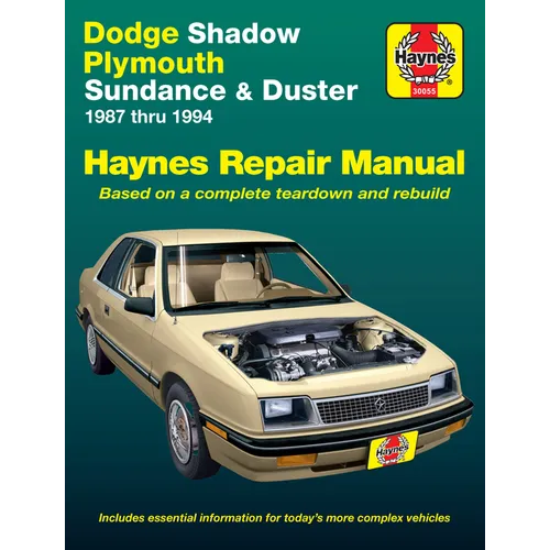 Dodge Shadow & Plymouth Sundance, Duster 1987-94