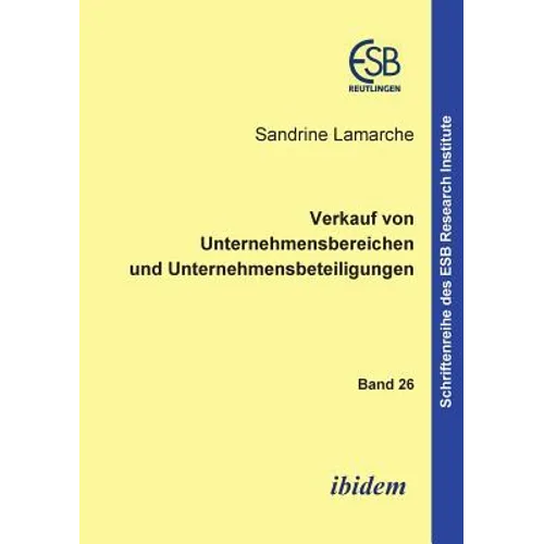 Verkauf von Unternehmensbereichen und Unternehmensbeteiligungen.