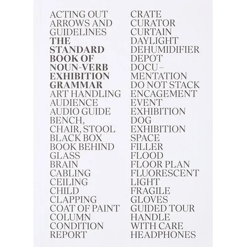 The Standard Book of Noun-Verb Exhibition Grammar