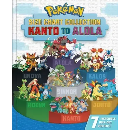 Pokémon Size Chart Collection: Kanto to Alola