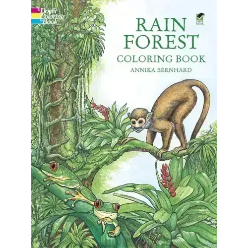 Rain Forest Coloring Book