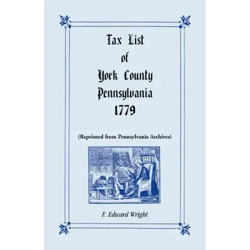 Tax List of York County, Pennsylvania, 1779