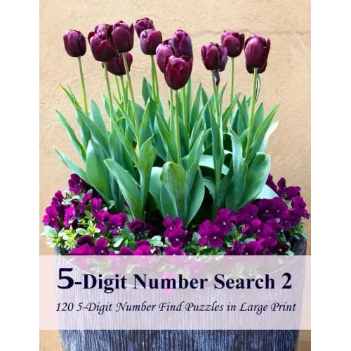5-Digit Number Search 2: 120 5-Digit Number Find Puzzles in Large Print