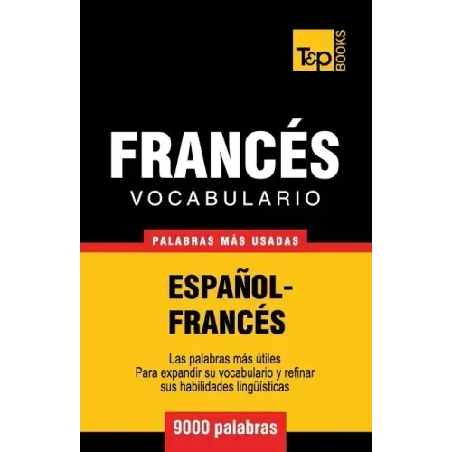 Vocabulario español-francés - 9000 palabras más usadas