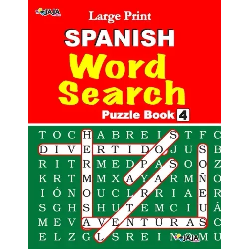 Large Print SPANISH WORD SEARCH: Vol. 4