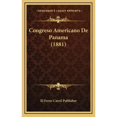 Congreso Americano de Panama (1881)