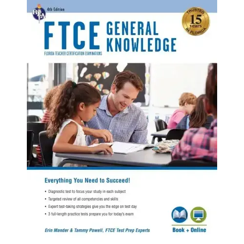 FTCE General Knowledge 4th Ed., Book + Online