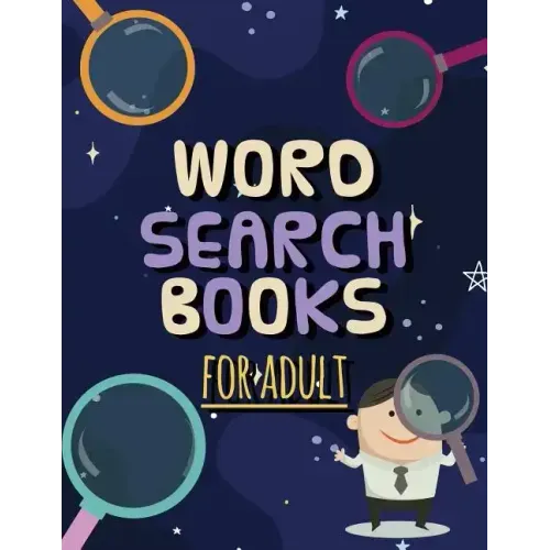 Word Search Books for Adult: Funny Word Search Puzzle Games, 8.5"x11" sized