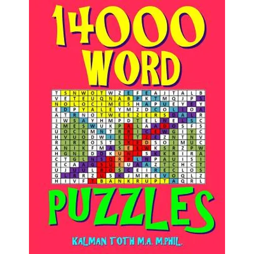 14000 Word Puzzles: 500 Large Print Challenging Word Search Puzzles Each with 28 Words