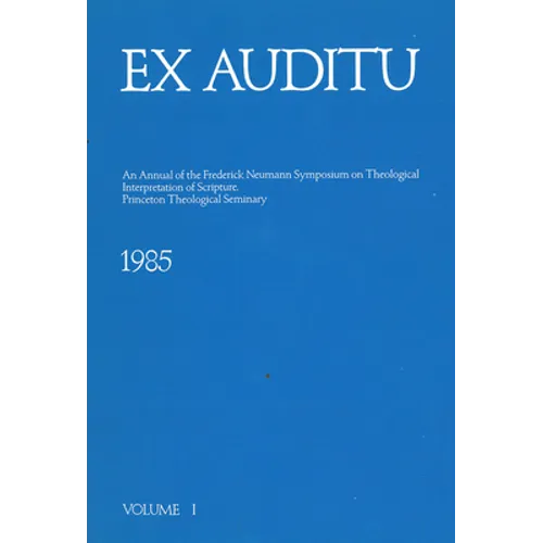 Ex Auditu - Volume 01