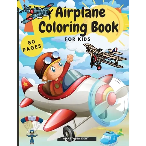 Airplane Coloring Book for Kids