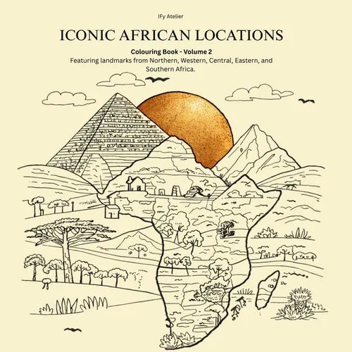 Iconic African Locations Colouring Book Volume 2