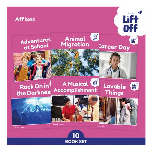 Phonic Books Lift Off Readers Affixes