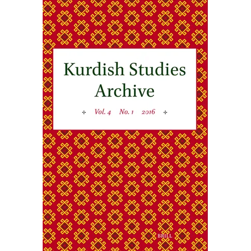 Kurdish Studies Archive: Vol. 4 No. 1 2016