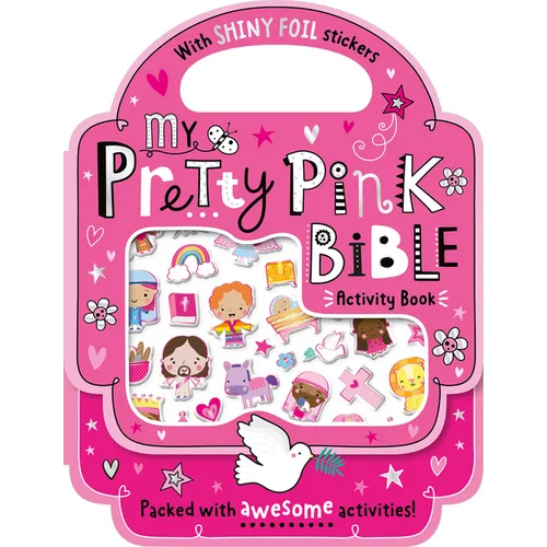 Shiny Stickers My Pretty Pink Bible Activity Book