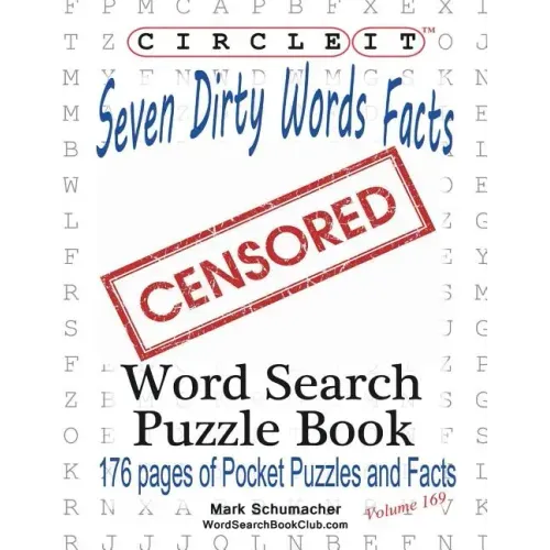Circle It, Seven Dirty Words Facts, Word Search, Puzzle Book