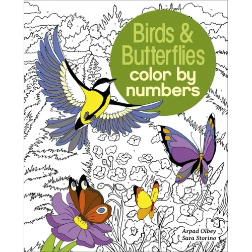 Birds & Butterflies Color by Numbers