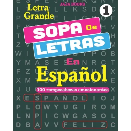 SOPA De LETRAS En Español; Vol. 1