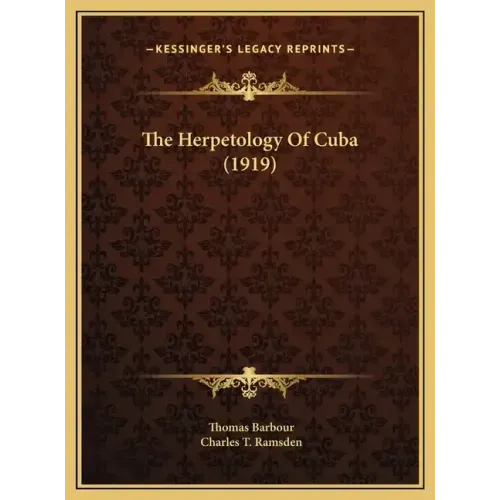 The Herpetology Of Cuba (1919)