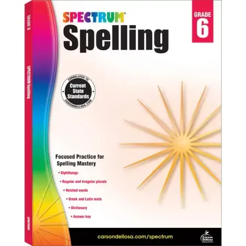 Spectrum Spelling, Grade 6: Volume 33