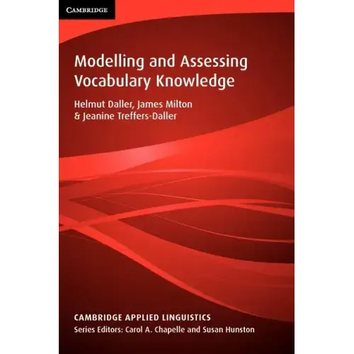 Modelling and Assessing Vocabulary Knowledge