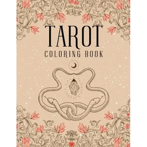Tarot Coloring Book: Magic Witch Cards Shadows Coloring Book
