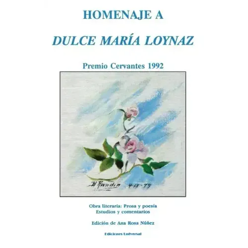Homenaje a Dulce Maria Loynaz: Premio Cervantes 1992