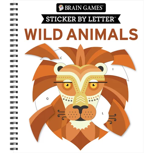 Brain Games - Sticker by Letter: Wild Animals