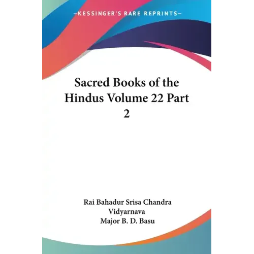 Sacred Books of the Hindus Volume 22 Part 2