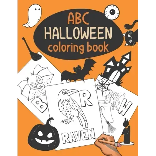 Halloween ABC Coloring Book: Color & Learn the Alphabet - Halloween Coloring Book for Kids