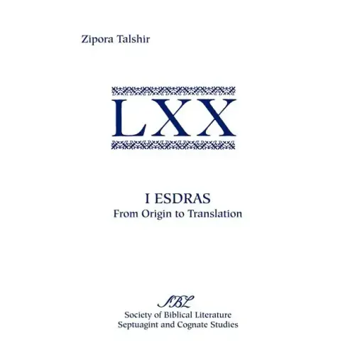 I Esdras: From Origin to Translation