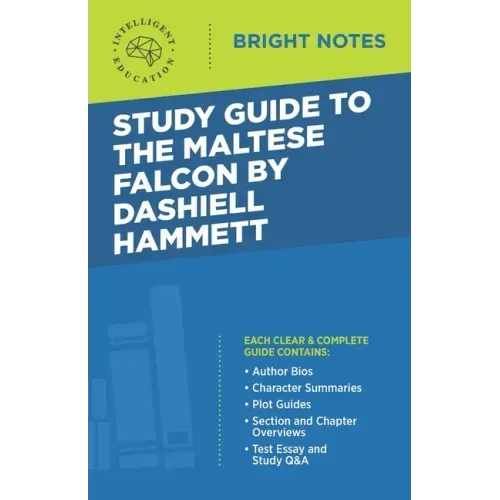 Study Guide to The Maltese Falcon by Dashiell Hammett