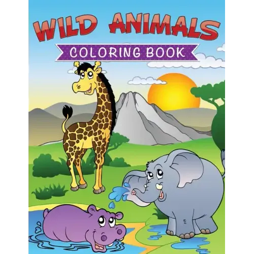 Wild Animals Coloring Book