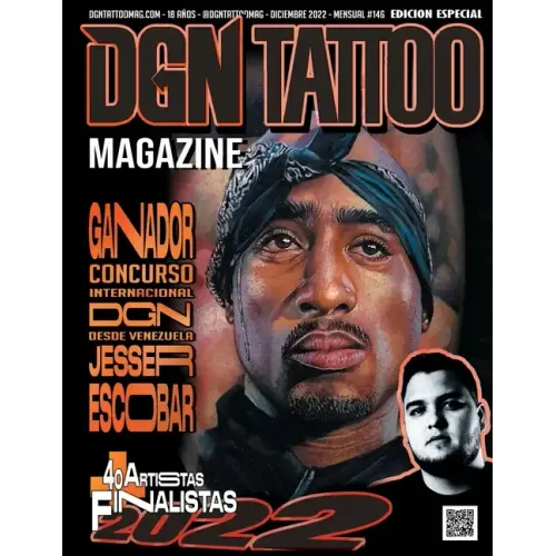 DGN Tattoo Magazine JESSER ESCOBAR GANADOR CONCURSO INTERNACIONAL
