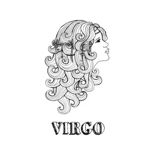 Virgo: Coloring Book with Three Different Styles of All Twelve Signs of the Zodiac. 36 Individual Coloring Pages. 8.5 x 11