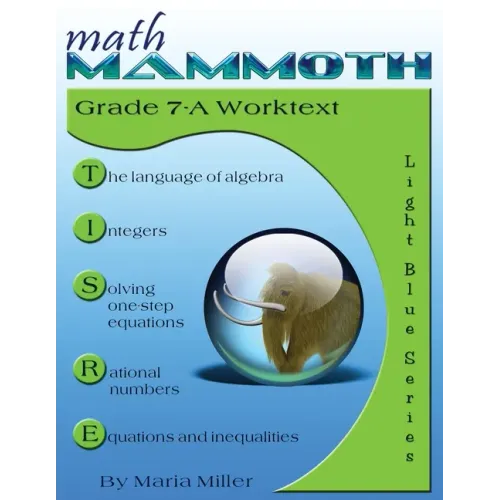 Math Mammoth Grade 7-A Worktext