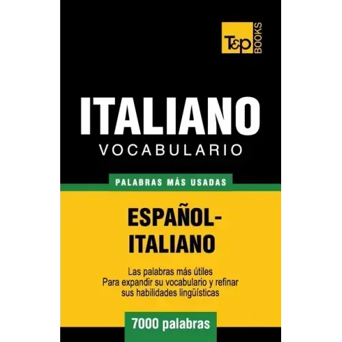 Vocabulario español-italiano - 7000 palabras más usadas
