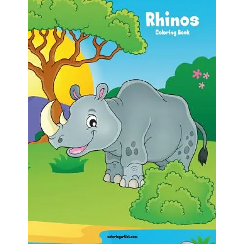 Rhinos Coloring Book 1