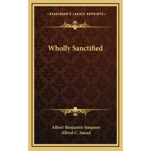 Wholly Sanctified