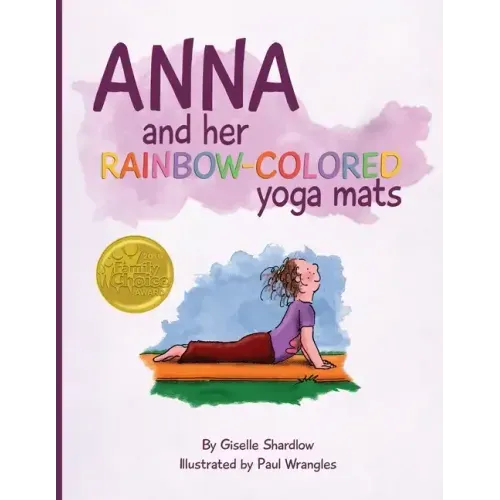 Anna and her Rainbow-Colored Yoga Mats