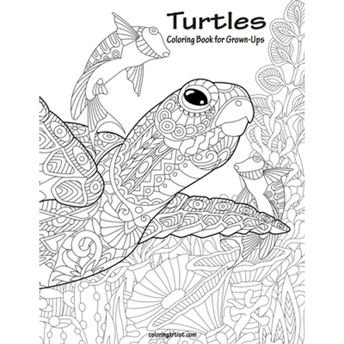 Turtles Coloring Book for Grown-Ups 1