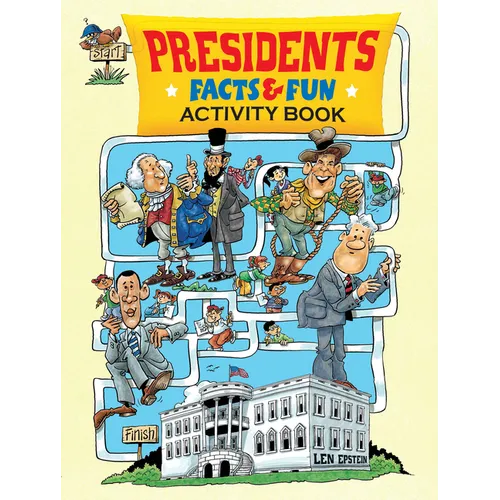 Presidents Facts & Fun Activity Book